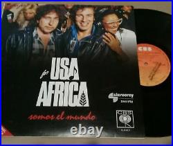 Usa For Africa We Are the World 12 PROMO MEXICO LP MEGA RARE! Michael Jackson