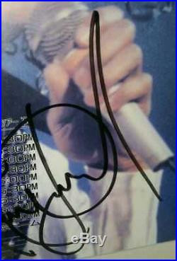 Used 1988 Mini Poster MICHAEL JACKSON Signed JP Tour 30cm×21cm Very Rare