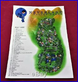 VERY RARE GOLDEN TICKET & NEVERLAND MAP SIGNED MICHAEL JACKSON AUTOGRAPH smile