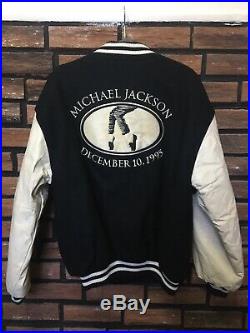 VERY RARE MICHAEL JACKSON HBO Cast Crew Jacket Vintage 1995 Concert Jacket
