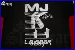 VTG 90s Michael Jackson LA GEAR Signature Dance Retro Sneaker T Shirt L RARE