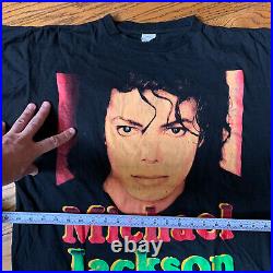 VTG Rap Tee Michael Jackson TOP 90s T Shirt XL Single Stitch Very Rare MOB DEEP