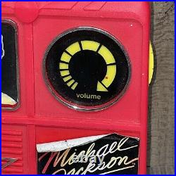 Vintage 1984 MICHAEL JACKSON LJN Sing A Long SOUND MACHINE Rare Tested 1980s