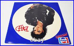 Vintage 1987 Pepsi Presents Michael Jackson Bad Picture Disc Vinyl Record Rare