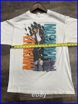 Vintage 1988 Michael Jackson Bad Tour Pepsi Shirt Single Stitch XL Original Rare