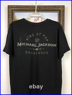 Vintage 1992 Michael Jackson Dangerous Tee King Of Pop Rare Size L