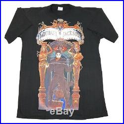 Vintage 1992 Michael Jackson Dangerous World Tour T Shirt Size XL Rare Bootleg