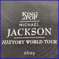Vintage 1996 Michael Jackson History World Tour King Of Pop T-shirt Size L Rare