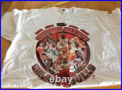 Vintage 1997 NBA Finals Champs Chicago Bulls Starter XL