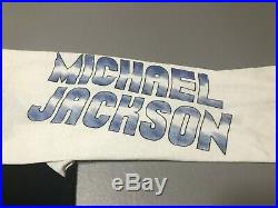 Vintage 80s MICHAEL JACKSON KING OF POP Music Raglan T-Shirt Adult Size S RARE