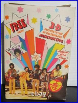 Vintage Jackson Five Michael Jackson Cereal Box UK Picture Card offer RARE 70s