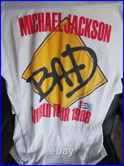 Vintage Michael Jackson 1988 BAD World Tour T-Shirt RARE