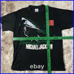 Vintage Michael Jackson Bad Tour T-shirt 1988 Pepsi Large Rare