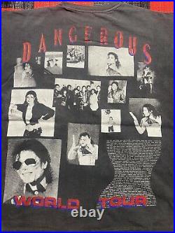 Vintage Michael Jackson Dangerous WorldTour 1992 Very Rare Bootleg Single Stitch