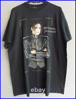 Vintage Michael Jackson Dangerous Worlds Tour 90s Rare T-Shirt Janet Jackson