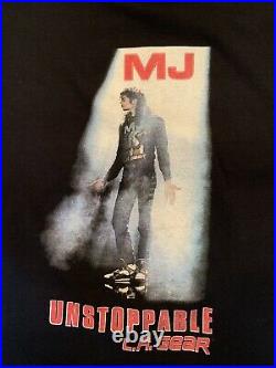 Vintage Michael Jackson LA Gear Promo Shirt Rare Unstoppable 1991 Large