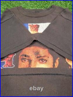 Vintage Michael Jackson Rap Tour T-Shirt L Rare 1997 Grail