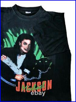 Vintage Michael Jackson Shirt Rare Size XL Jersey Tee Band King