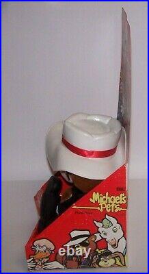 Vintage Michaels Pets Cool Bear Plush Toy Michael Jackson King Of Pop Rare 1987