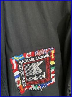 Vintage Rare 1988 Michael Jackson Bad World Tour Jacket