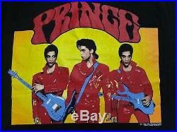 Vintage Rare 1990 Prince Screen Stars 2 Sided T Shirt L Michael Jackson Pop Rock
