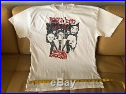Vintage Rare Hebrew Michael Jackson Thriller T-shirt