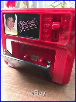 Vintage Rare Michael Jackson Electronic Tape Player 2514AB Vanity Fair By ERTYL