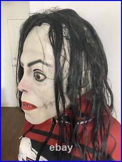 WACKO JACKO Michael Jackson Adult Full Head RUBBER MASK Halloween Zombie RARE