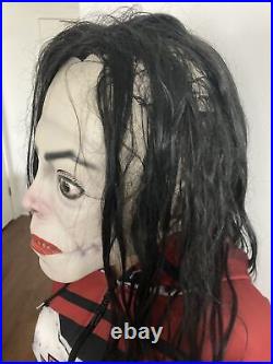 WACKO JACKO Michael Jackson Adult Full Head RUBBER MASK Halloween Zombie RARE